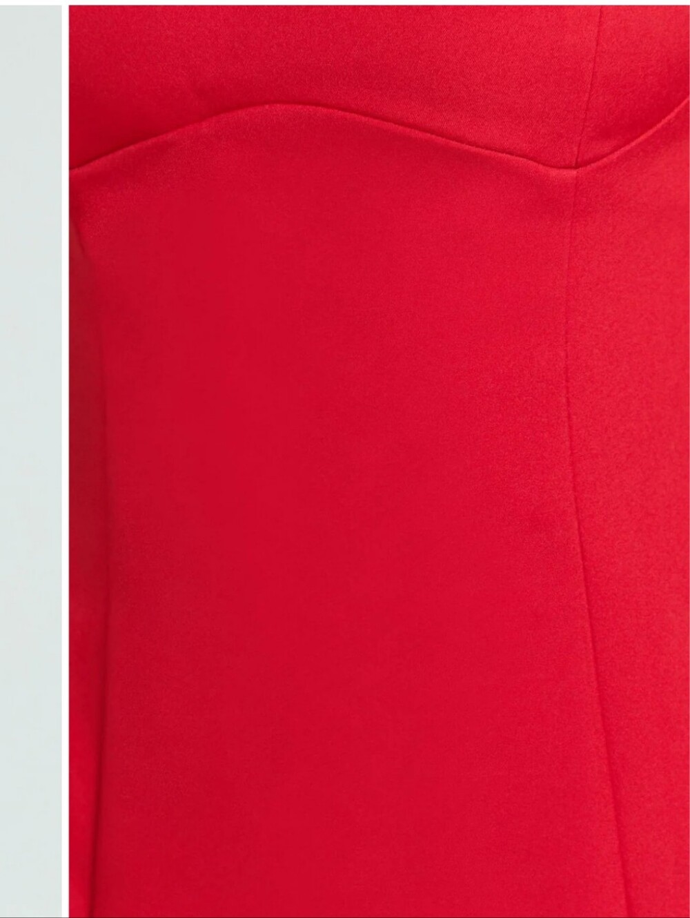Showpo Aretha Mini Dress Corset Panel Dress Red Size 12 New - Picture 5 of 12